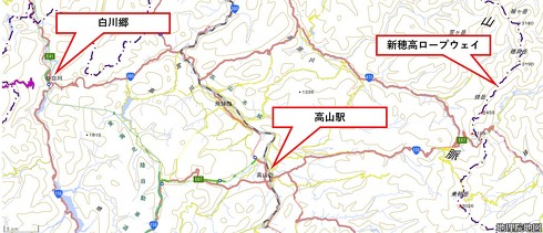 昨日は白川郷に行ったから、今日は新穂高へ行く