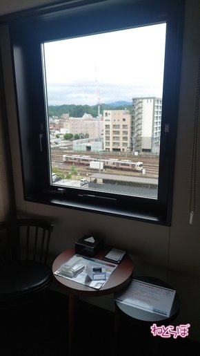 ホテル呉竹荘高山駅前のトレインビューな景