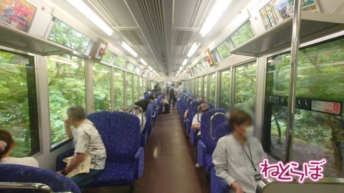 「もみじのトンネル」鞍馬線の市原〜二ノ瀬間にあります