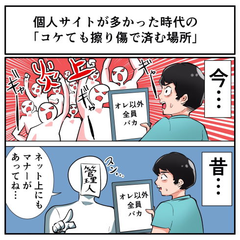 今のネットと昔のネット