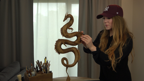 ジンジャーブレッドの彫刻