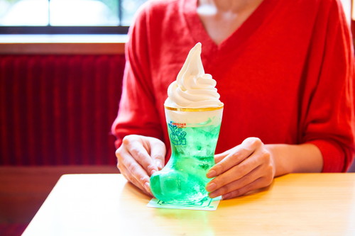 「カラフルクリームソーダ」のメロン