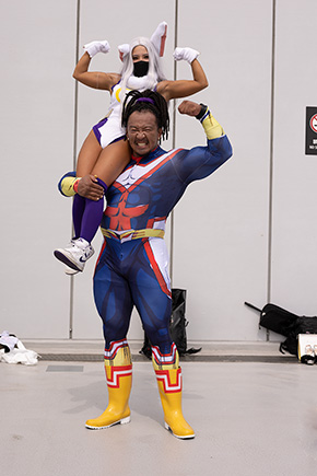 『僕のヒーローアカデミア』オールマイトとミルコ