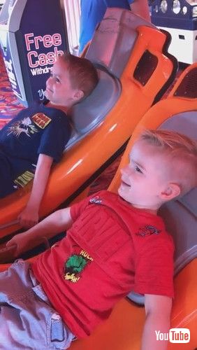 「Boys Reaction to VR Roller Coaster Machine || ViralHog」