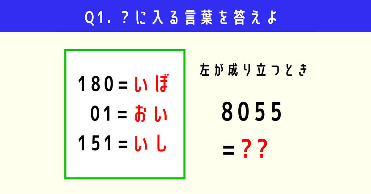 【謎解き企画】ねとらぼからの挑戦状　「？」に当てはまる言葉を答えよ　頭を柔らかくして考えよう（難易度★☆☆☆☆）（1/3） | ねとらぼ