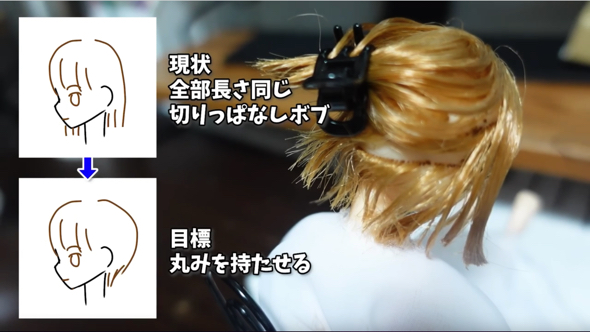 中古のリカちゃんをおしゃれ女子にイメチェン