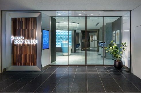 デルタ航空のラウンジ