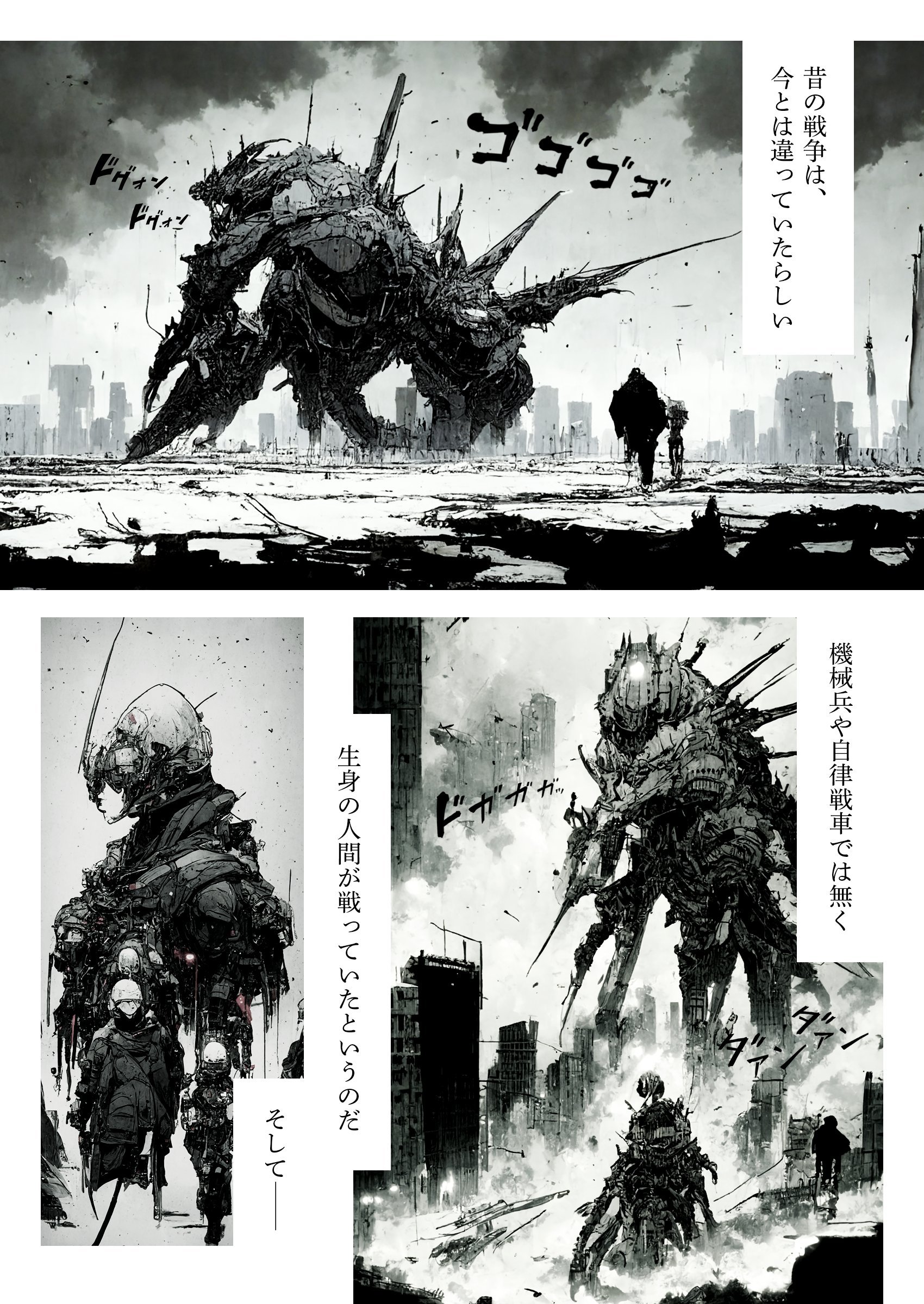 「すげぇ」「続きが読みたい」　イラスト自動生成AI「Midjourney」が描いたイラストで作ったSF漫画が話題に