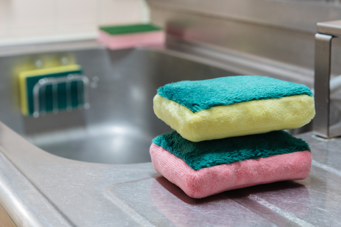 スポンジのぬいぐるみ