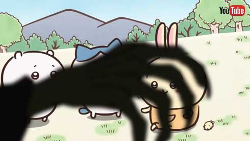 ちいかわ アニメ なんとかバニア 手が映り込む 演出 ホラー