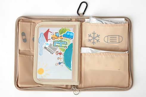 子ども向け 防災 ポーチ ベルメゾン 災害 備え 連絡先