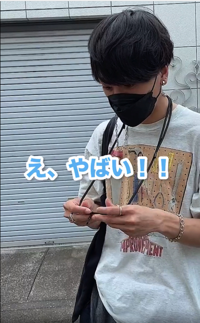 天然すぎる彼氏の行動を捉えた動画