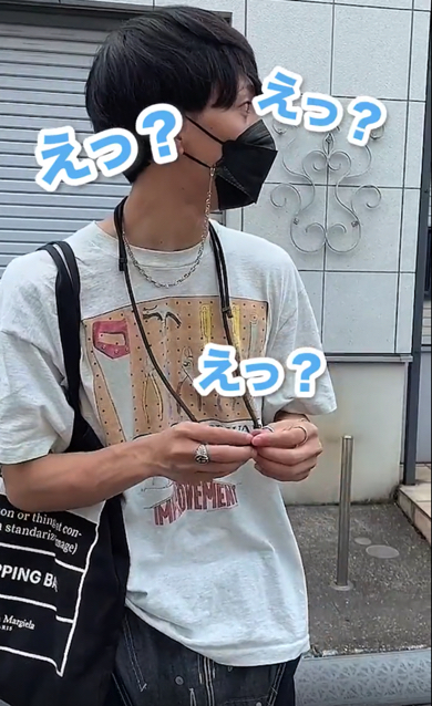 天然すぎる彼氏の行動を捉えた動画