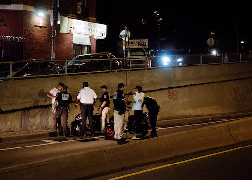 NY ニューヨーク 警察 違法 車両 押収 バイク バギー ATV