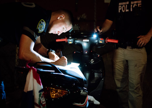 NY ニューヨーク 警察 違法 車両 押収 バイク バギー ATV