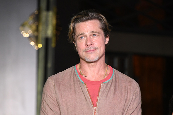 3年ぶり来日のブラッド・ピットがはじめての厄よけ