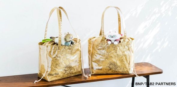  口の部分は巾着構造で閉じられます