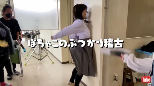 「ー50kgのシンデレラ」特殊メイクする大原優乃