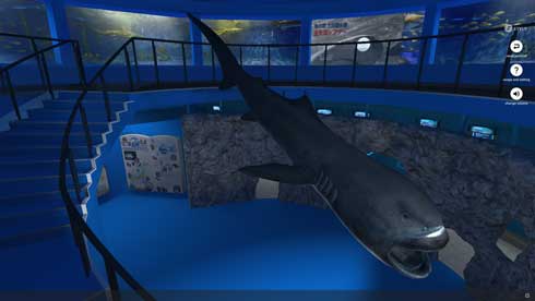 VR京急油壺マリンパーク バーチャル空間 3D化 水族館
