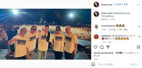 「TERIYAKI BOYZ」シャツ姿の蛯原友里・ILMALI息子