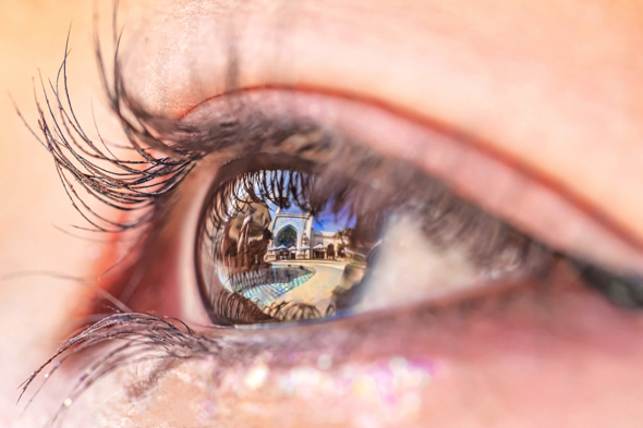 東京ディズニーリゾートの風景を瞳に閉じ込めた写真がすごい