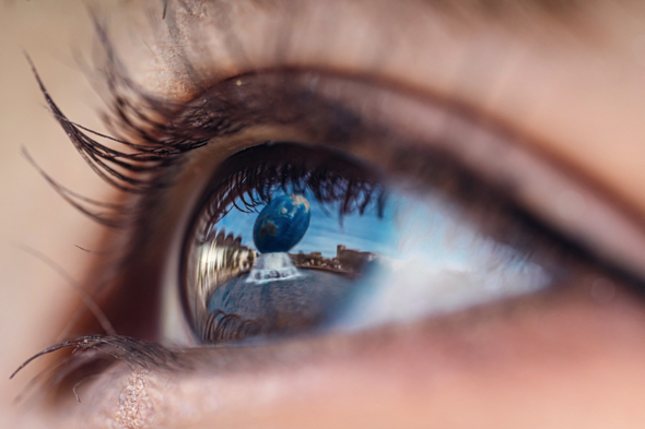 東京ディズニーリゾートの風景を瞳に閉じ込めた写真がすごい