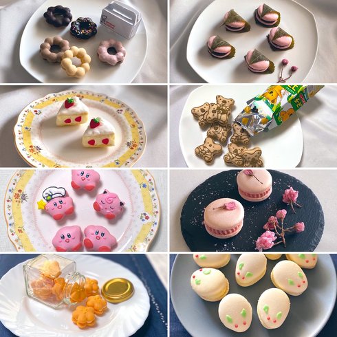 さまざまなマカロン