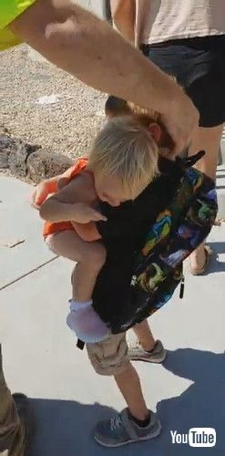 「Baby Sister is Overjoyed When She See's Brother After School || ViralHog」