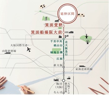 北大阪急行 南北線延伸