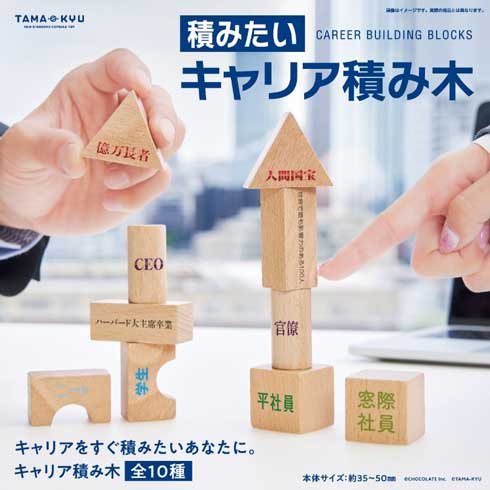積みたい キャリア 積み木 カプセルトイ