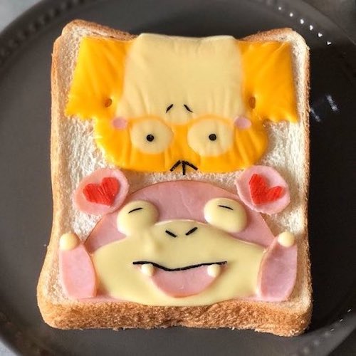 ポケットモンスター コダック ヤドン チーズトースト pokemon