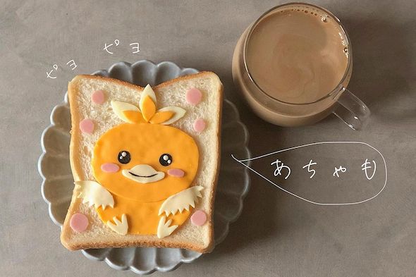 ポケットモンスター コダック ヤドン チーズトースト pokemon