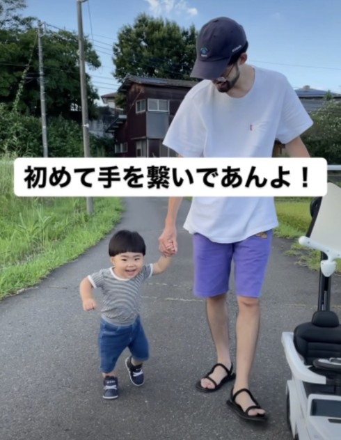 初めてのあんよ