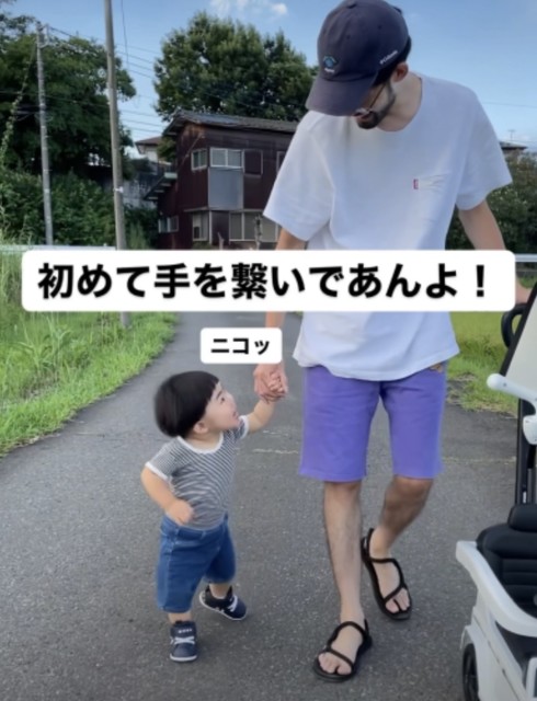 初めてのあんよ