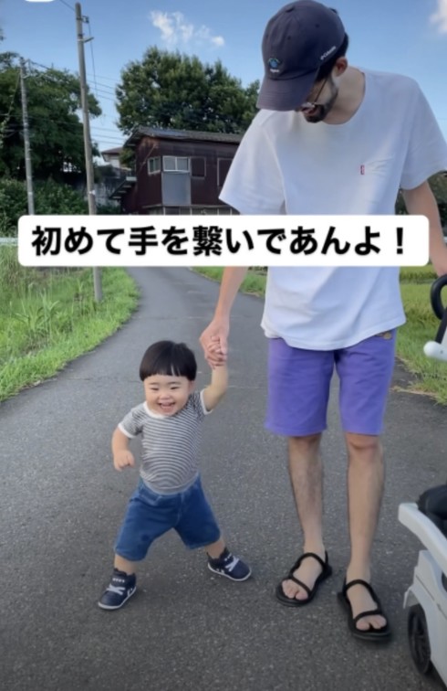 初めてのあんよ