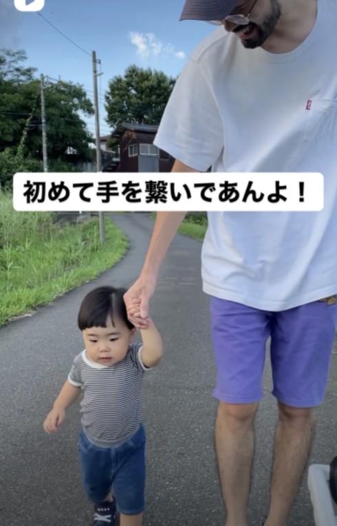 初めてのあんよ