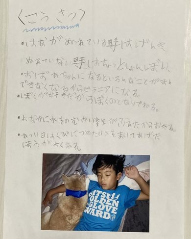 愛犬の自由研究