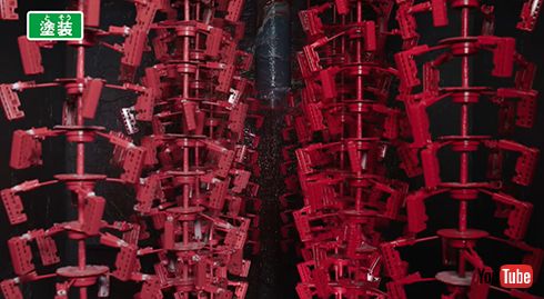 塗装工程の様子