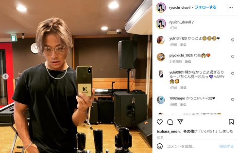 ワイルドな風貌の緒方龍一