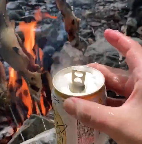 鮎に塩振って焼いて食うだけなのに最高においしそう　たき火動画が「ガチでおいそう」「鮎は塩焼きしか勝たん」と話題