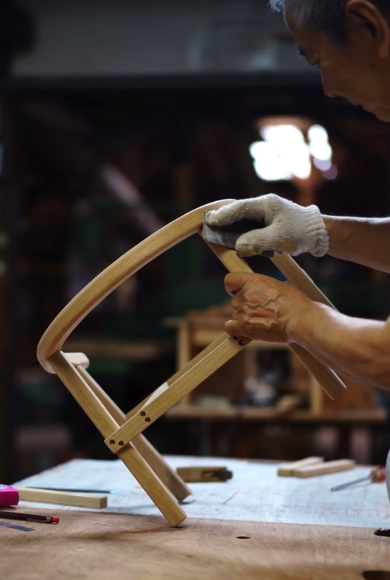 木製のベビーチェアができるまでの職人技がすごい