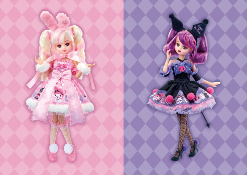 My Melody とKuromi とリカちゃん