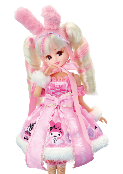My Melody とKuromi とリカちゃん
