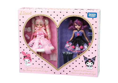 My Melody とKuromi とリカちゃん