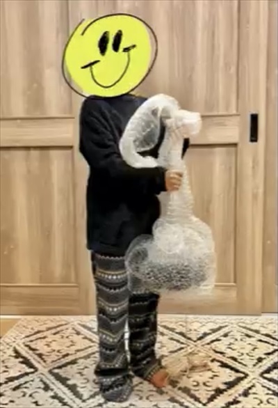 買ってもらった投網