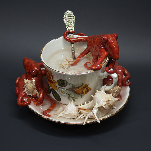 タコのティーカップ