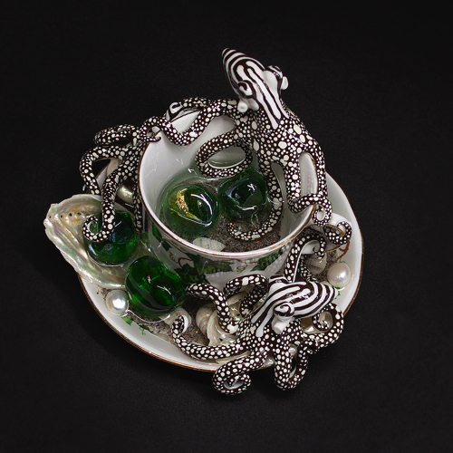 タコのティーカップ