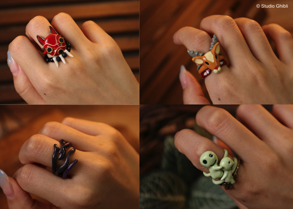 もののけ姫モチーフのアクセサリーが登場