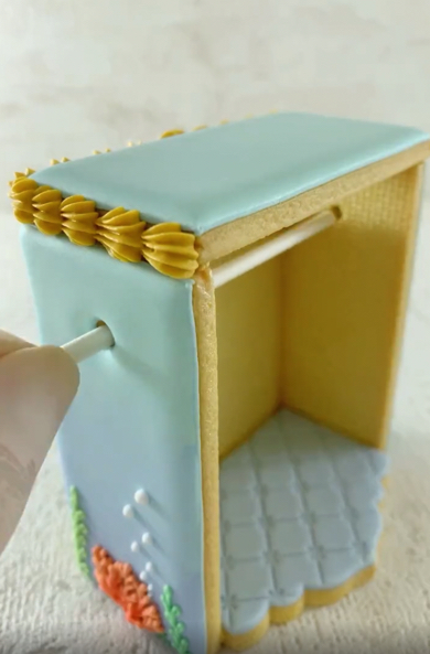 アイシングクッキーで作ったアリエルのクローゼット