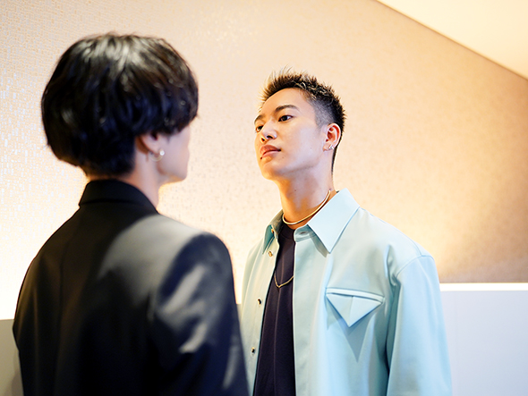 川村壱馬さんと三山凌輝さん